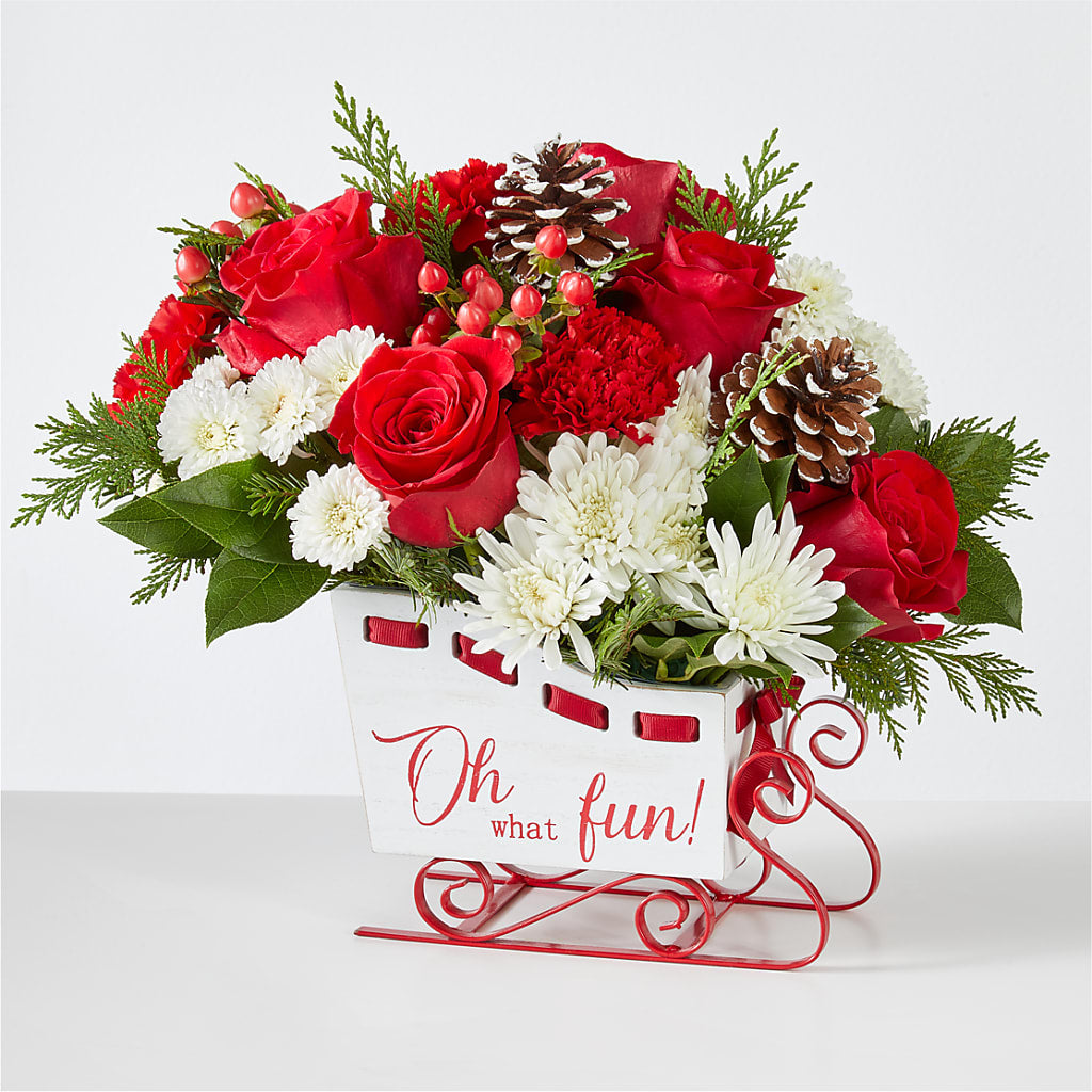 Sleigh Bells Bouquet – Flowers Unlimited, Martinsburg WV