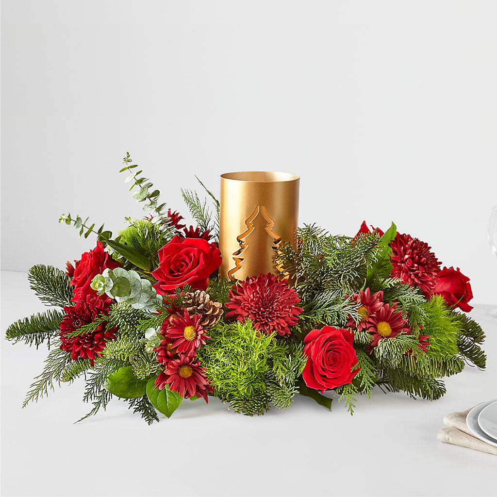 Toast the Season Centerpiece – Flowers Unlimited, Martinsburg WV