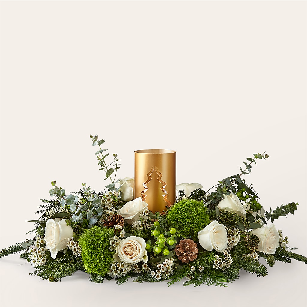 Chestnuts Roasting Centerpiece – Flowers Unlimited, Martinsburg WV
