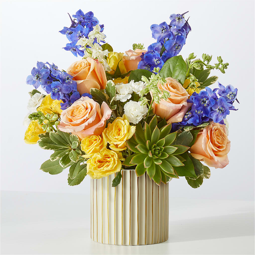 Cobalt Reverie Bouquet – Flowers Unlimited, Martinsburg WV
