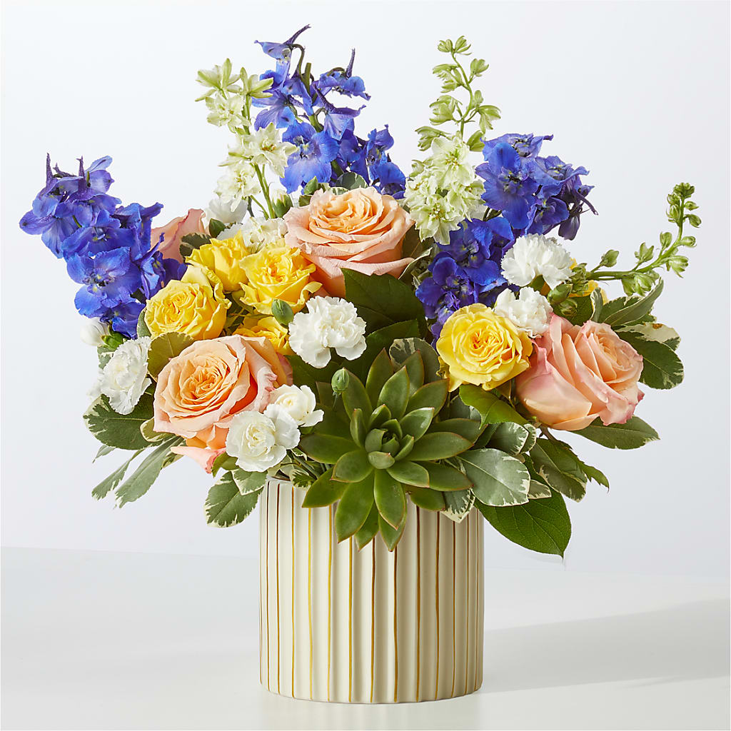 Cobalt Reverie Bouquet – Flowers Unlimited, Martinsburg WV