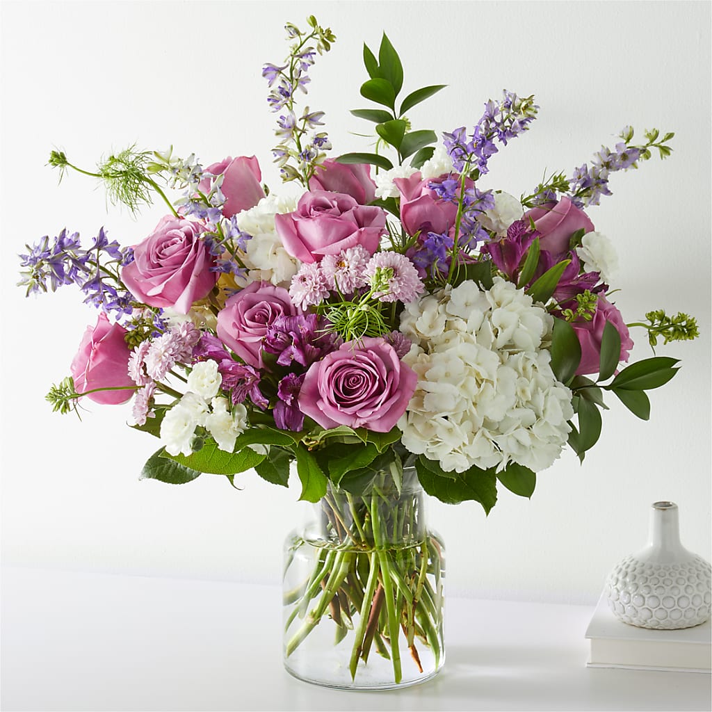 Violet Caress Bouquet – Flowers Unlimited, Martinsburg WV