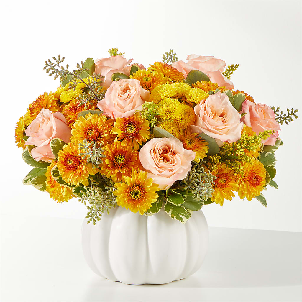 Peachy Pumpkin – Flowers Unlimited, Martinsburg WV
