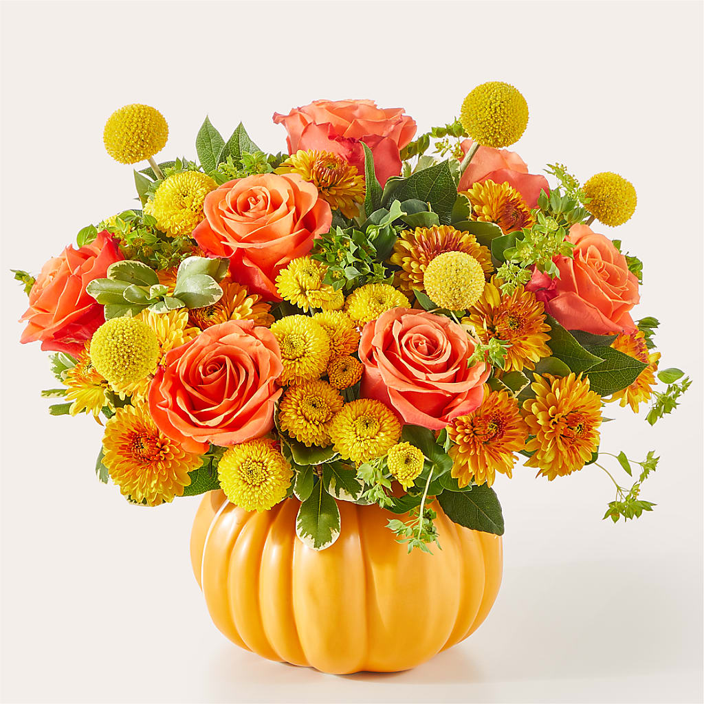 Gourdgeous Pumpkin – Flowers Unlimited, Martinsburg WV
