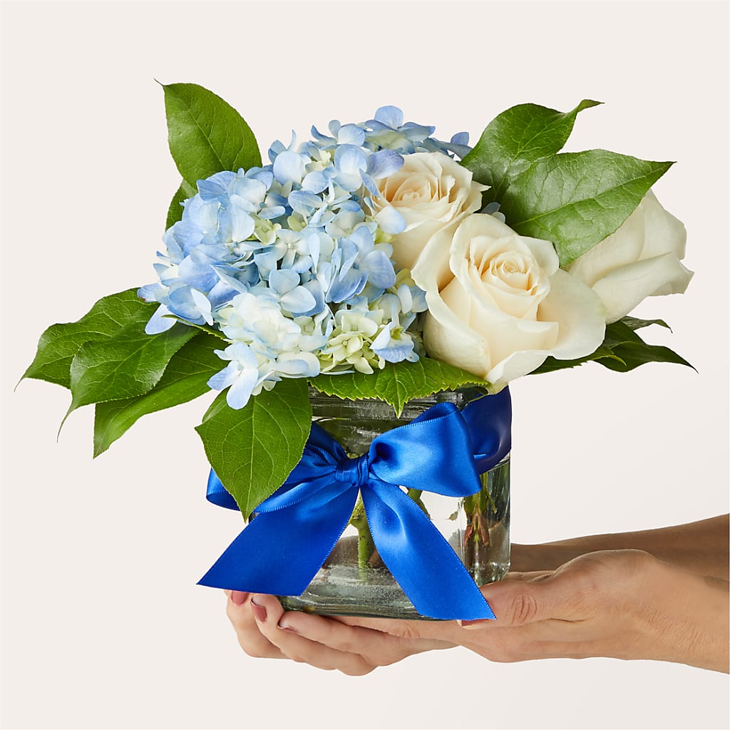 Sky Blue Delight Bouquet – Flowers Unlimited, Martinsburg WV