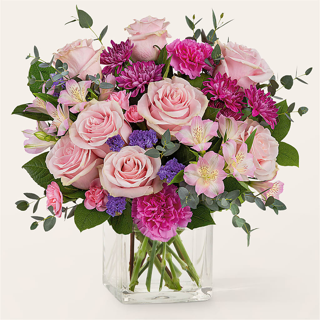 Rosy Radiance Bouquet – Flowers Unlimited, Martinsburg WV