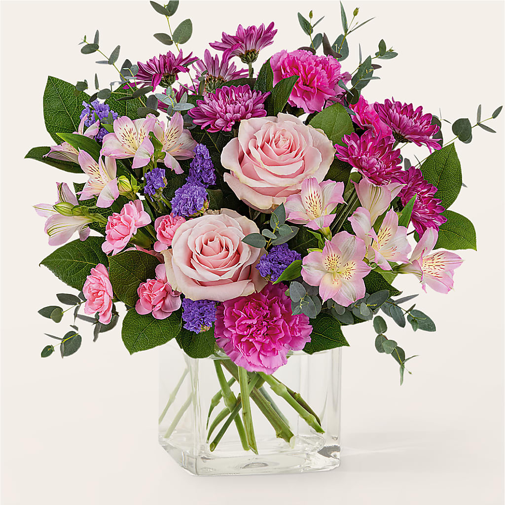 Rosy Radiance Bouquet – Flowers Unlimited, Martinsburg WV