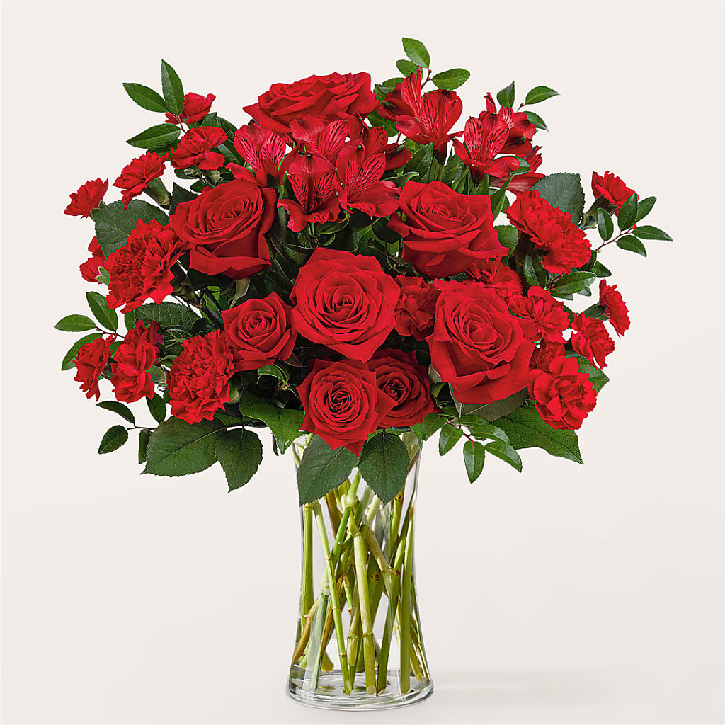 Brilliant Ruby Bouquet – Flowers Unlimited, Martinsburg WV