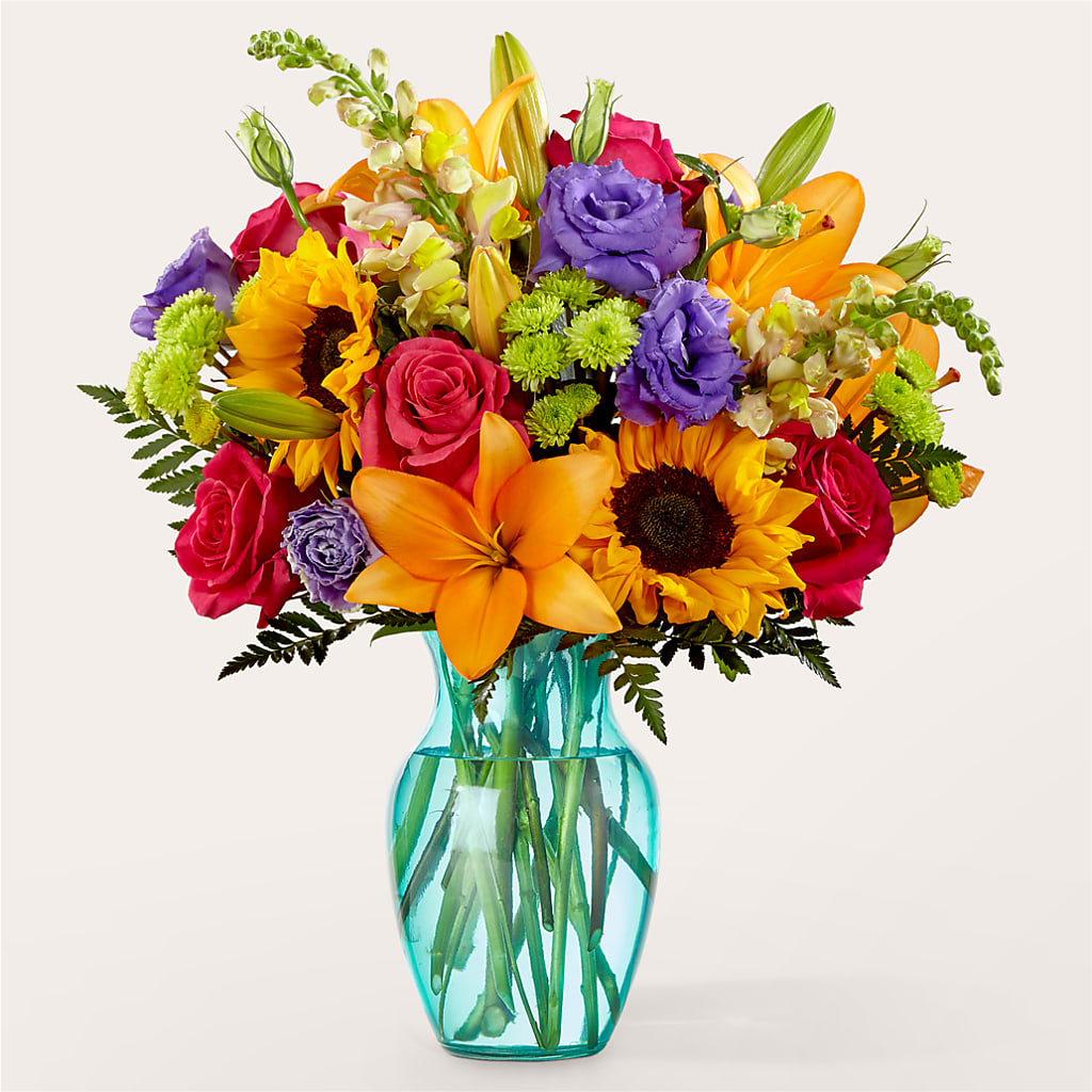 Double Rainbow Bouquet – Flowers Unlimited, Martinsburg WV