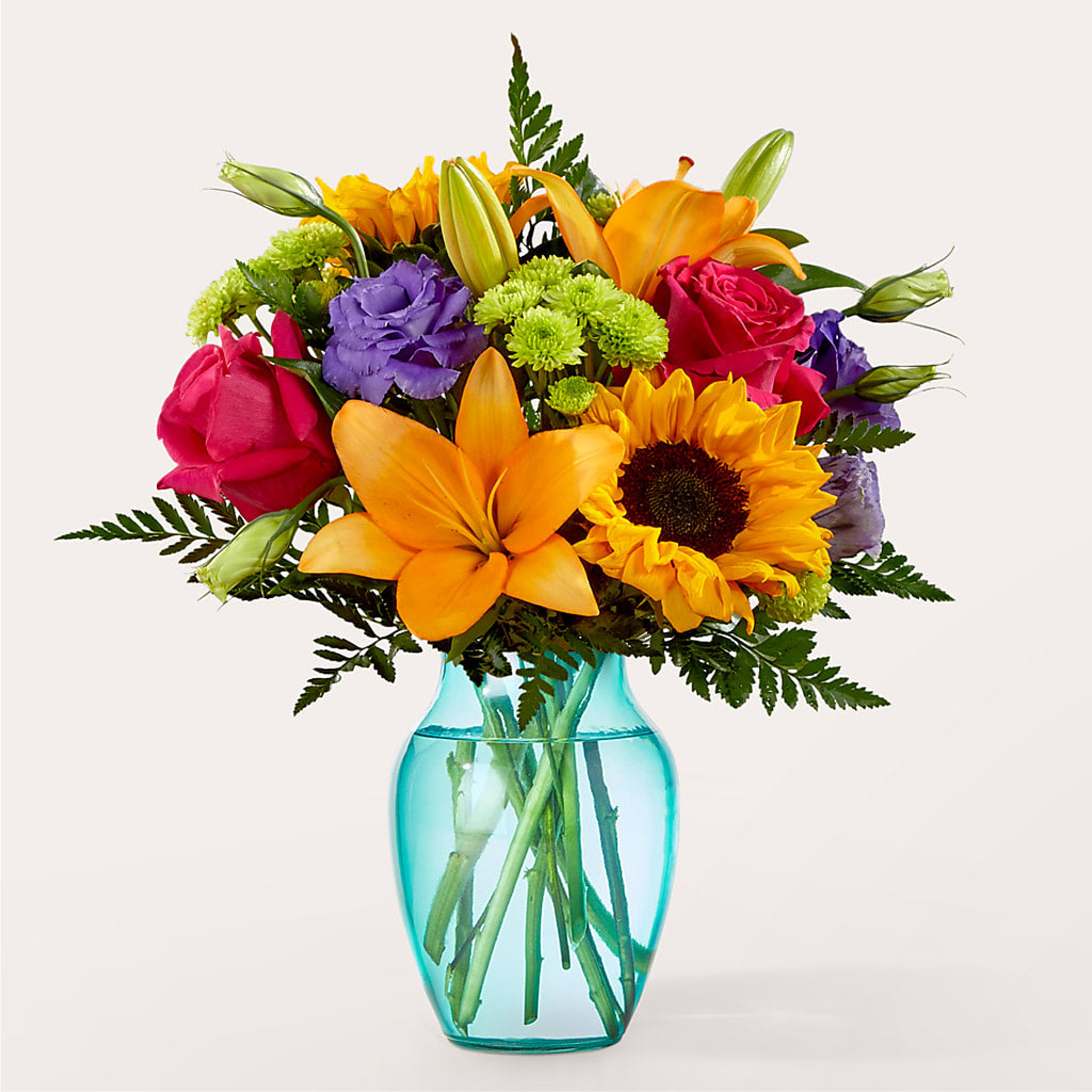 Double Rainbow Bouquet – Flowers Unlimited, Martinsburg WV