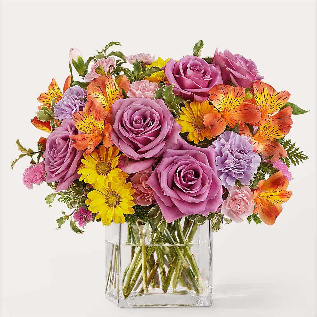 Shades of Happiness Bouquet – Flowers Unlimited, Martinsburg WV