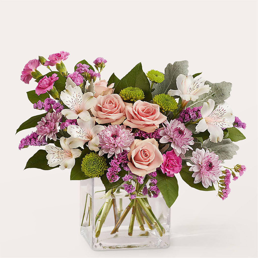 Pink Suede Bouquet – Flowers Unlimited, Martinsburg WV