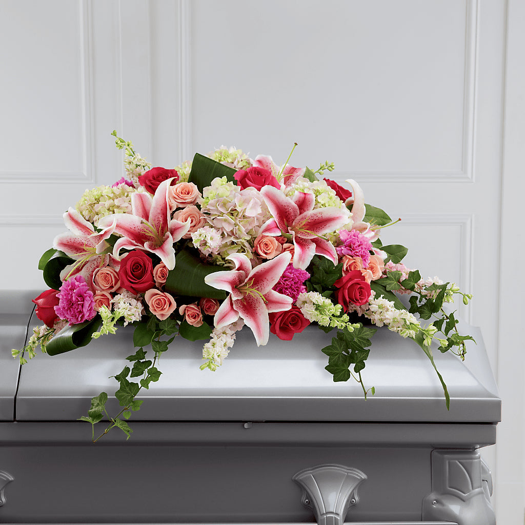 Splendid Grace Casket Spray – Flowers Unlimited, Martinsburg WV