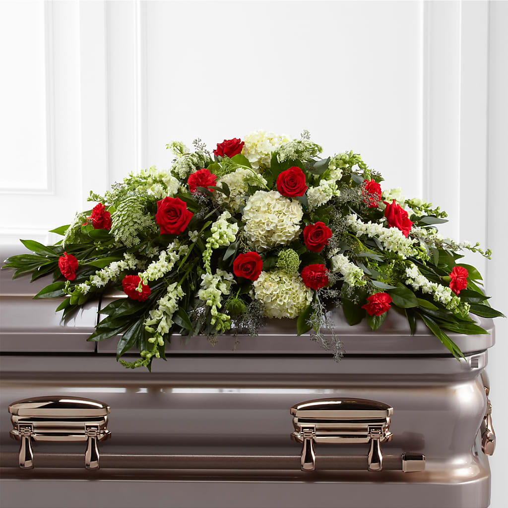 Sincerity Casket Spray – Flowers Unlimited, Martinsburg WV