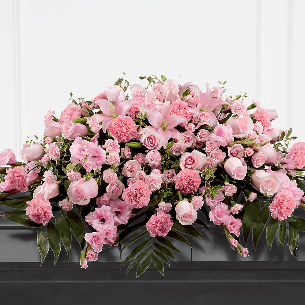 Garden of Comfort Casket Spray (Standard) – Flowers Unlimited, Martinsburg WV