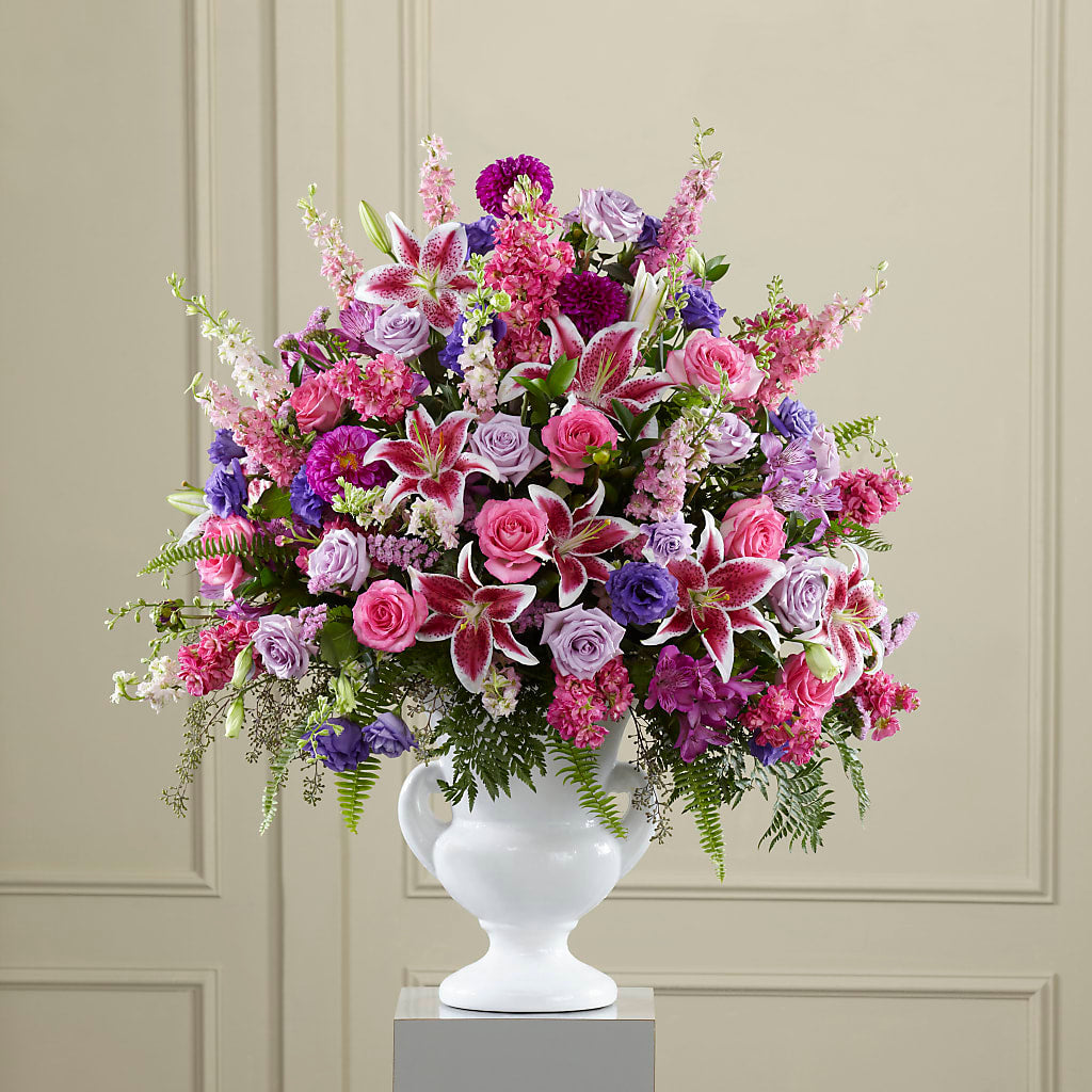 Peaceful Tribute Arrangement – Flowers Unlimited, Martinsburg WV