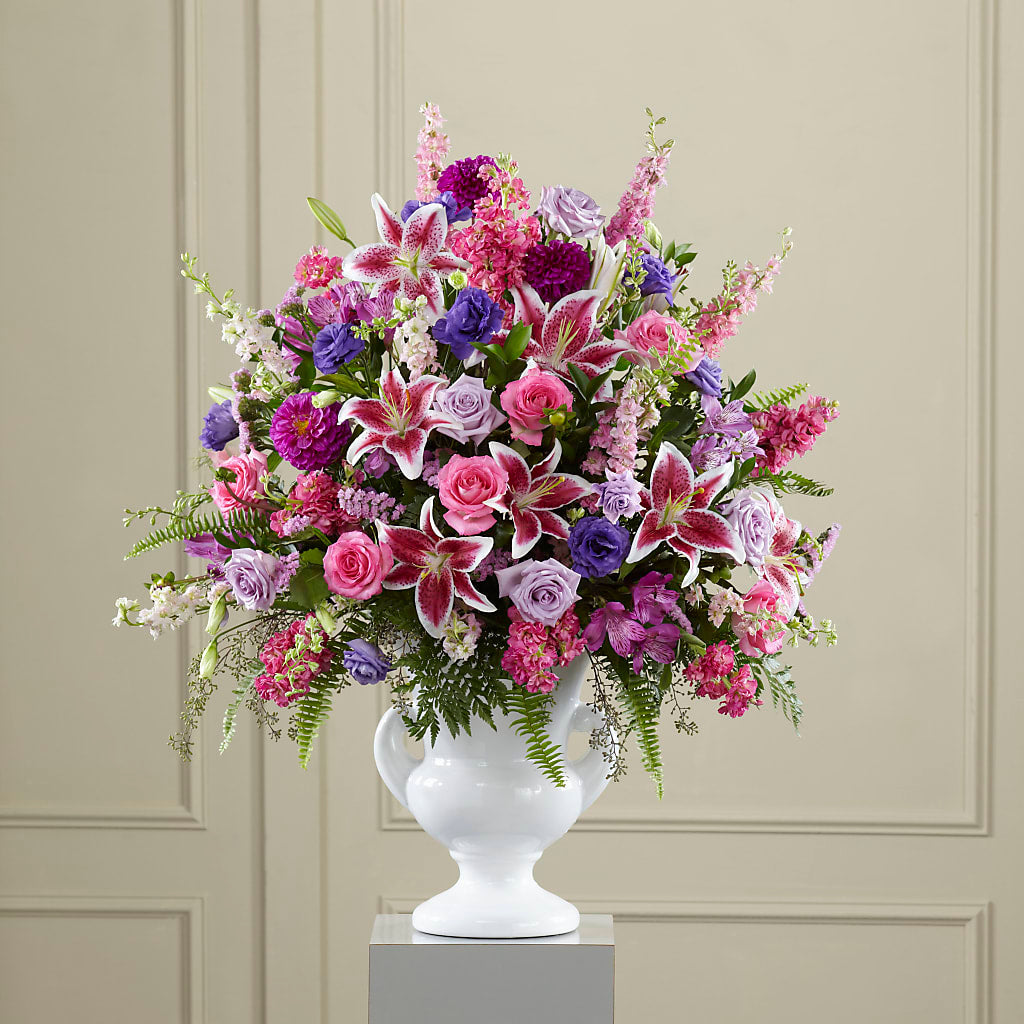 Peaceful Tribute Arrangement – Flowers Unlimited, Martinsburg WV