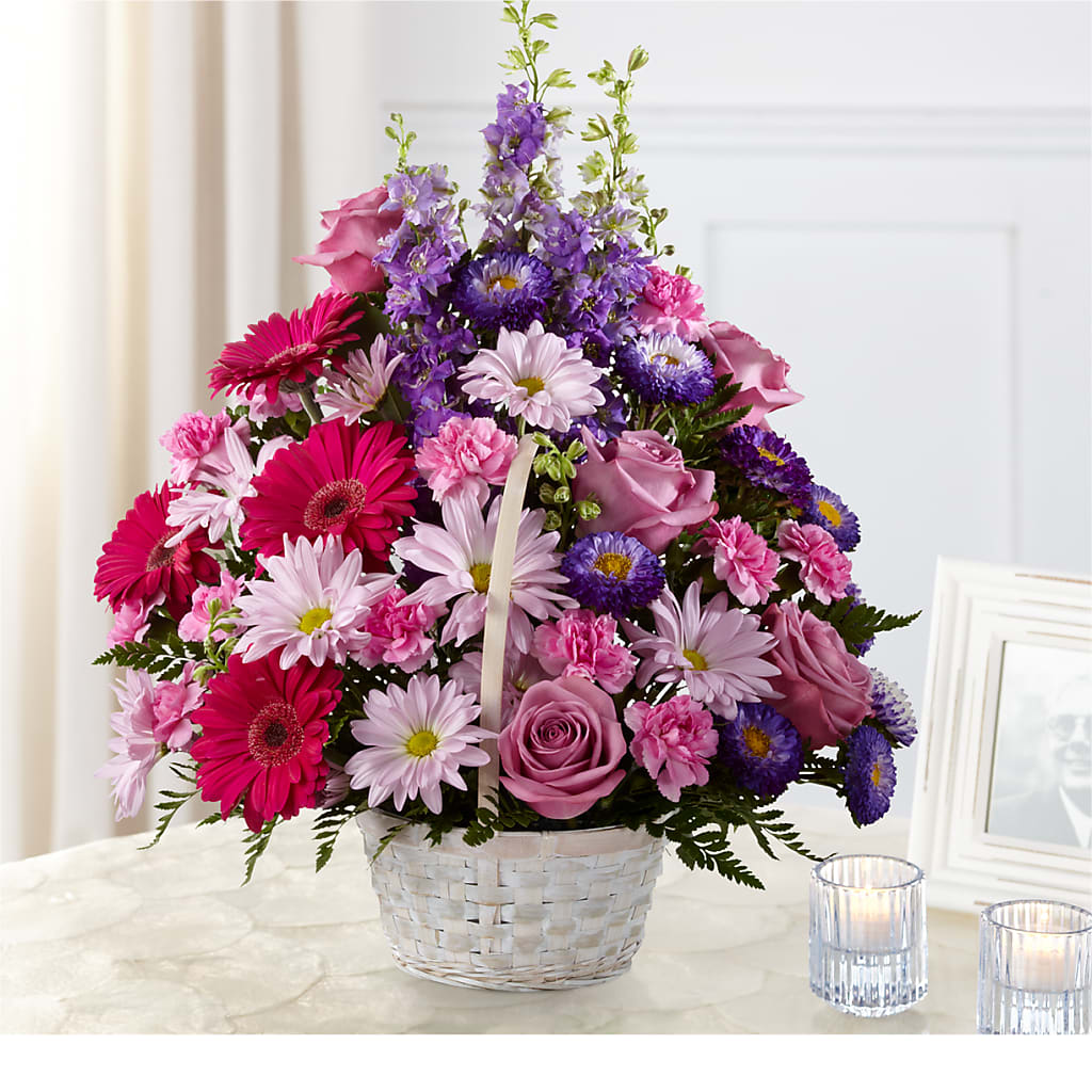 Pastel Peace Basket – Flowers Unlimited, Martinsburg WV