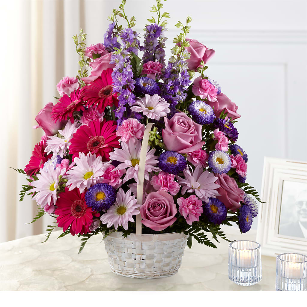 Pastel Peace Basket – Flowers Unlimited, Martinsburg WV