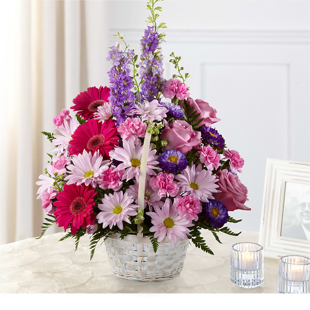 Pastel Peace Basket – Flowers Unlimited, Martinsburg WV
