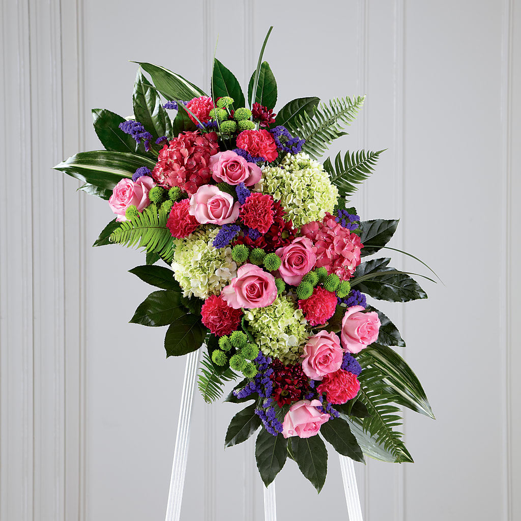 Refreshing Mix Standing Spray – Flowers Unlimited, Martinsburg WV