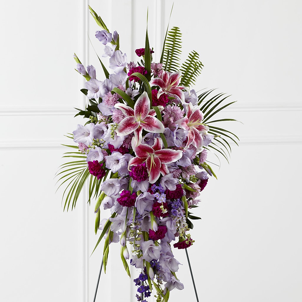 Tender Touch Standing Spray – Flowers Unlimited, Martinsburg WV