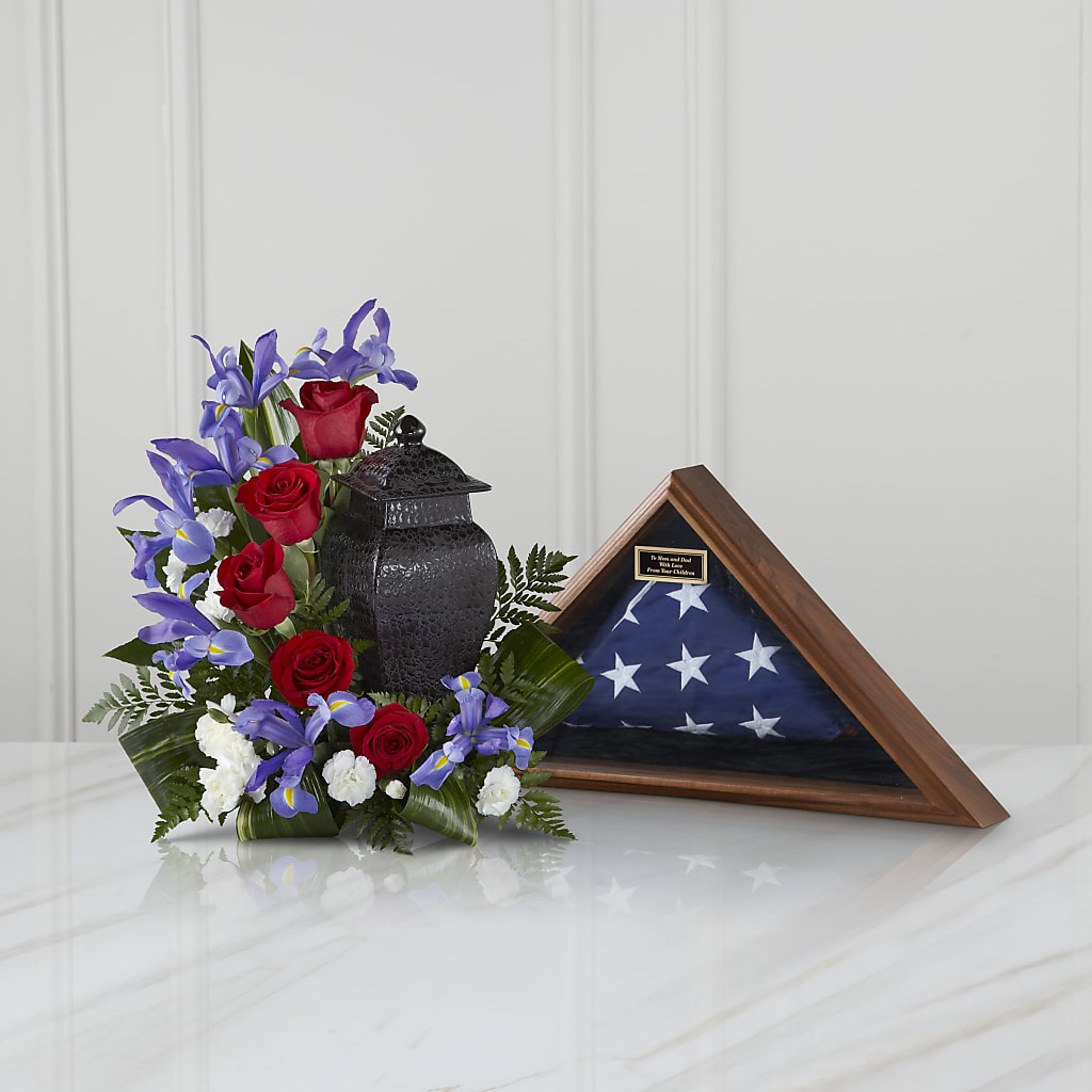 Patriotic Tribute Arrangement – Flowers Unlimited, Martinsburg WV
