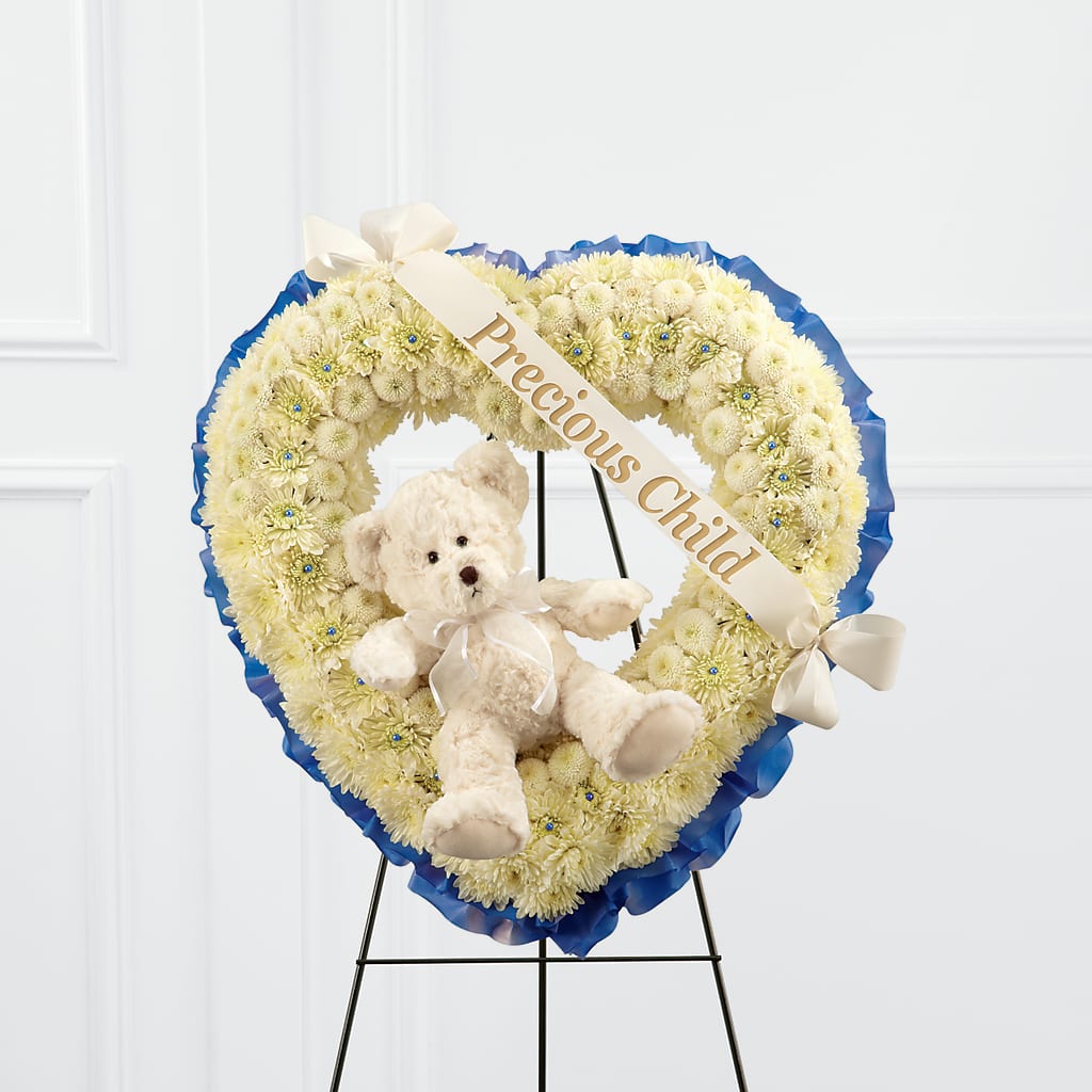 Precious Child Standing Heart – Flowers Unlimited, Martinsburg WV