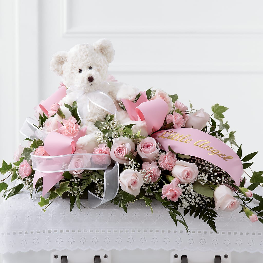 Touch of Sympathy Casket Spray – Flowers Unlimited, Martinsburg WV