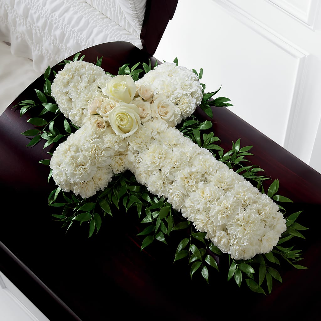 Peaceful Memories Casket Spray (Standard) – Flowers Unlimited, Martinsburg WV