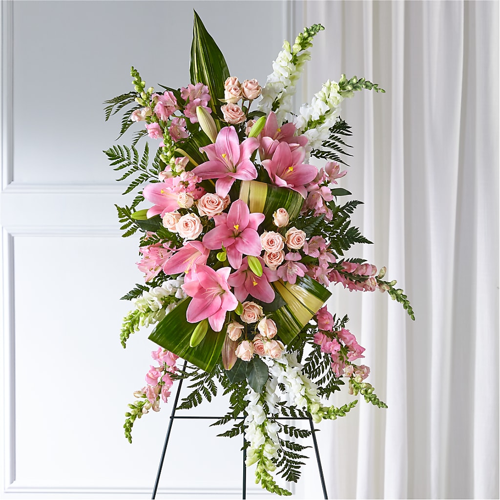 Elegant Embrace Standing Spray – Flowers Unlimited, Martinsburg WV