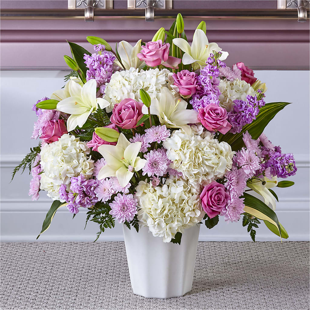 Heaven Sent Floor Basket – Flowers Unlimited, Martinsburg WV