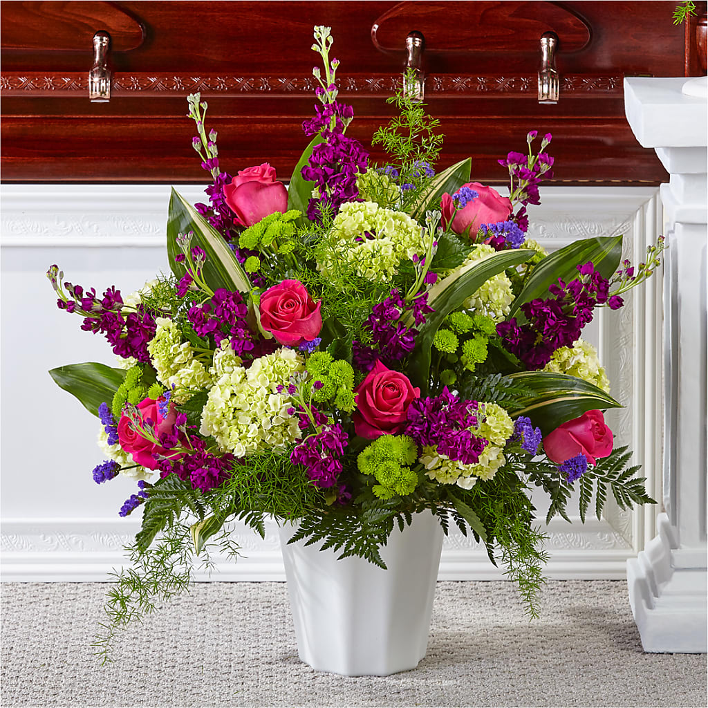 Beautiful Horizons Floor Basket – Flowers Unlimited, Martinsburg WV