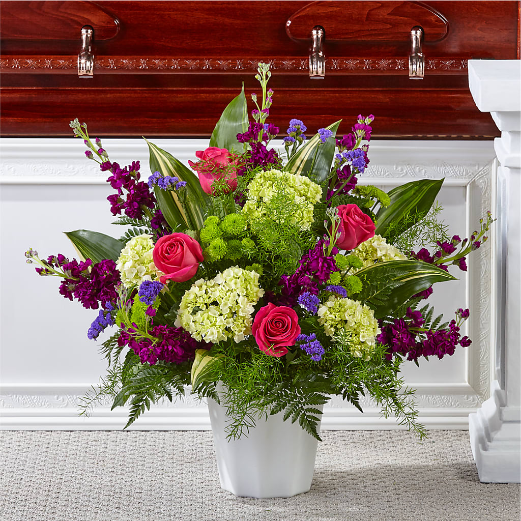 Beautiful Horizons Floor Basket – Flowers Unlimited, Martinsburg WV