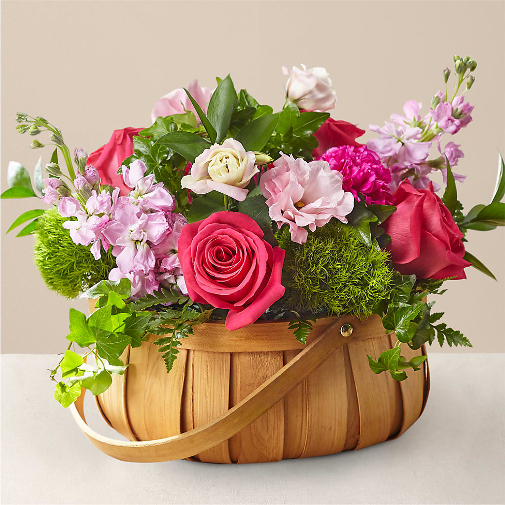Radiance in Bloom Basket – Flowers Unlimited, Martinsburg WV