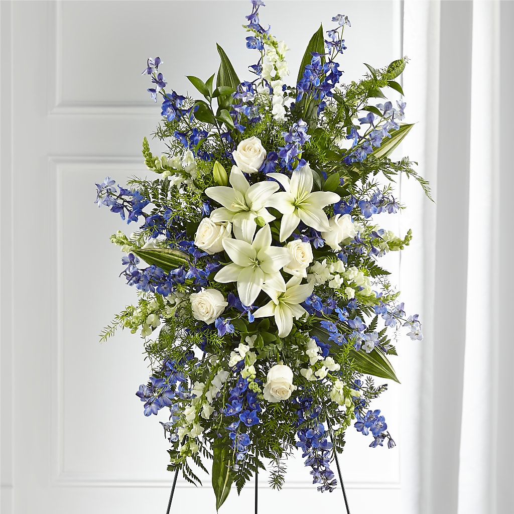 Faithful Friend Standing Spray – Flowers Unlimited, Martinsburg WV