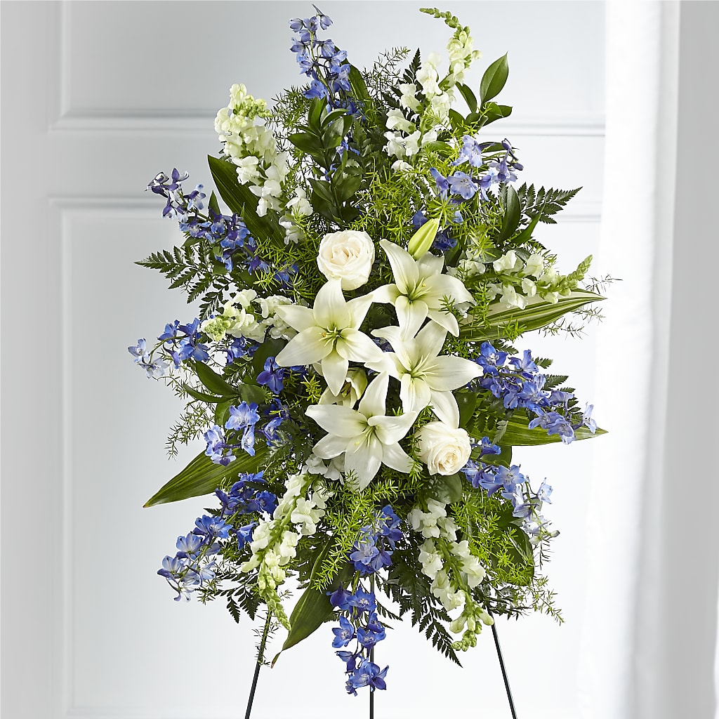 Faithful Friend Standing Spray – Flowers Unlimited, Martinsburg WV