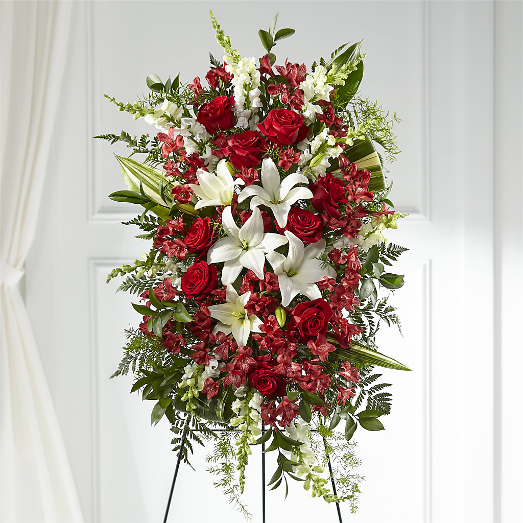 Everlasting Memory Standing Spray – Flowers Unlimited, Martinsburg WV