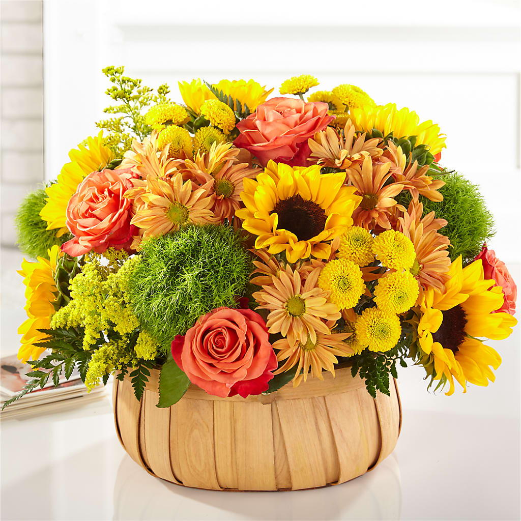 Harvest Sunflower Basket – Flowers Unlimited, Martinsburg WV