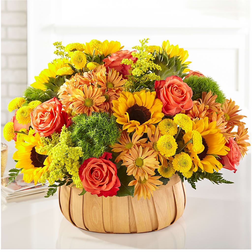 Harvest Sunflower Basket – Flowers Unlimited, Martinsburg WV