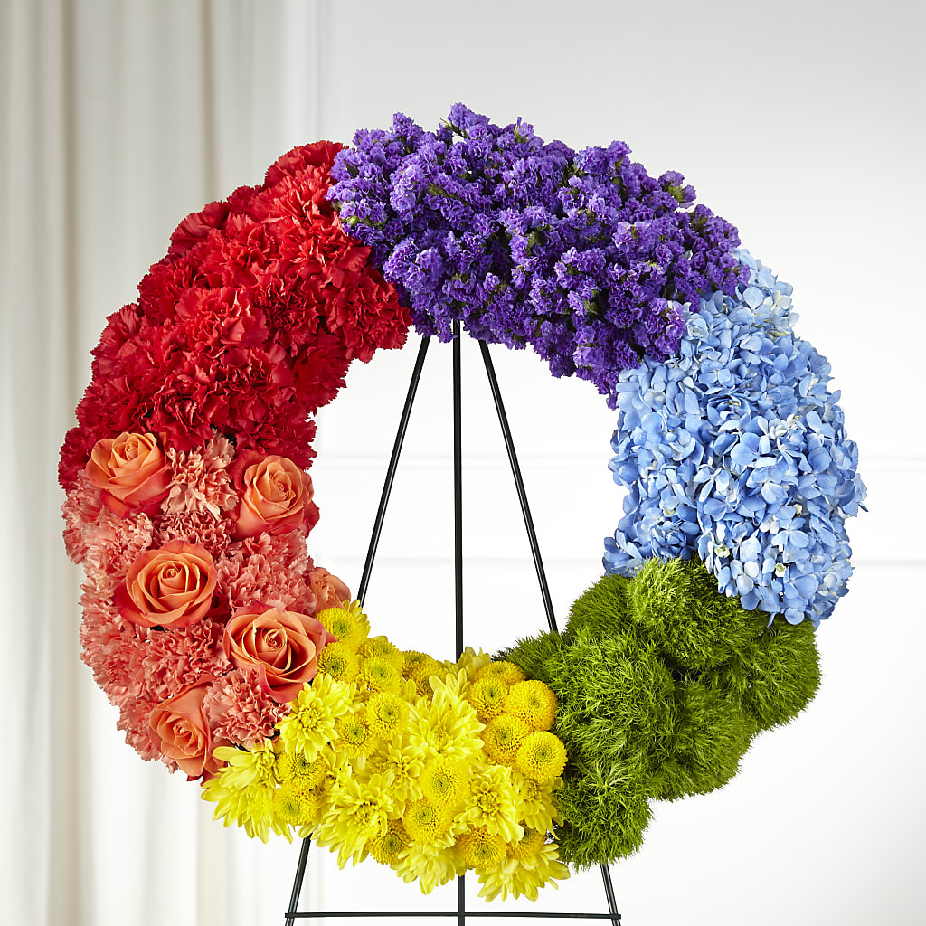 Circle of Love Wreath – Flowers Unlimited, Martinsburg WV