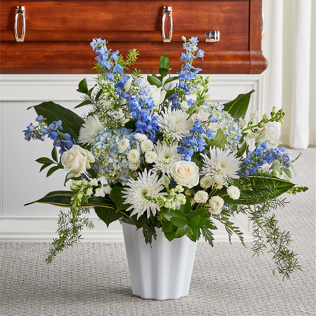 Everlasting Memories Floor Basket – Flowers Unlimited, Martinsburg WV