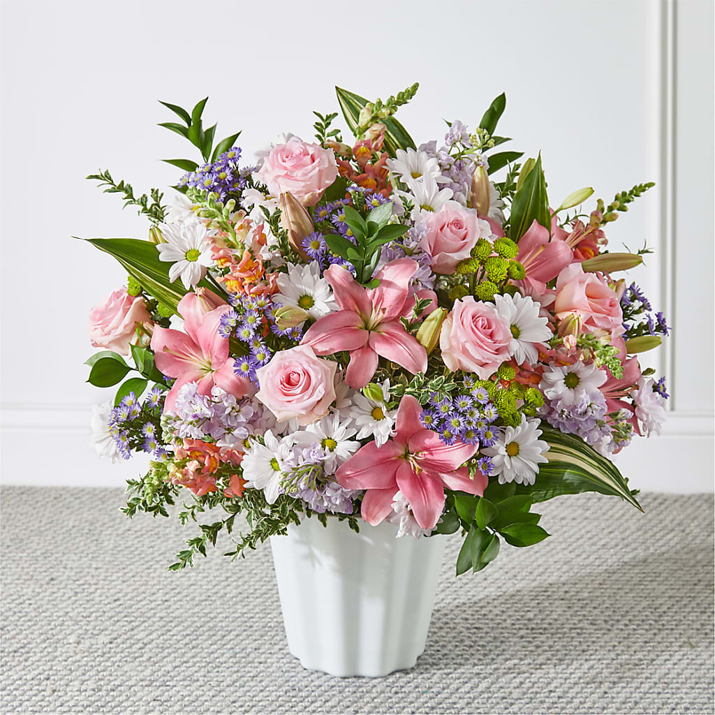 Abundant Compassion Floor Basket – Flowers Unlimited, Martinsburg WV