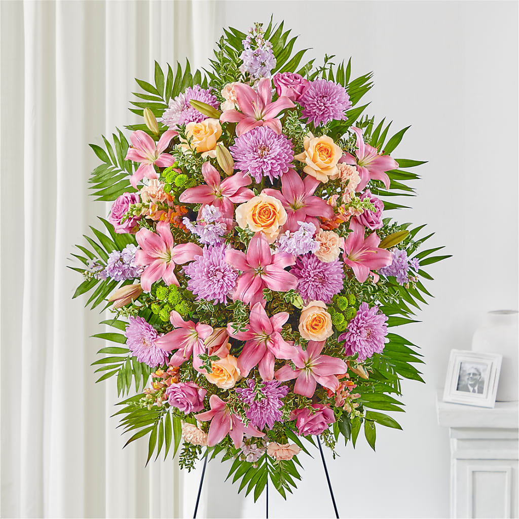 Love & Light Standing Spray – Flowers Unlimited, Martinsburg WV
