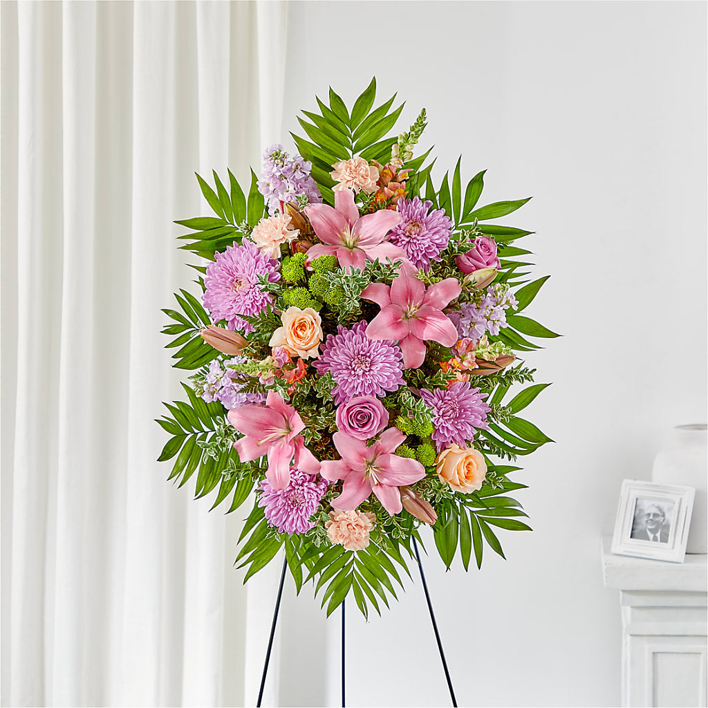 Love & Light Standing Spray – Flowers Unlimited, Martinsburg WV