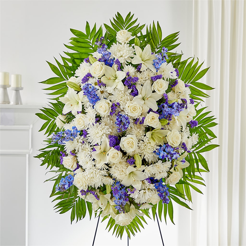 At Rest Standing Spray – Flowers Unlimited, Martinsburg WV