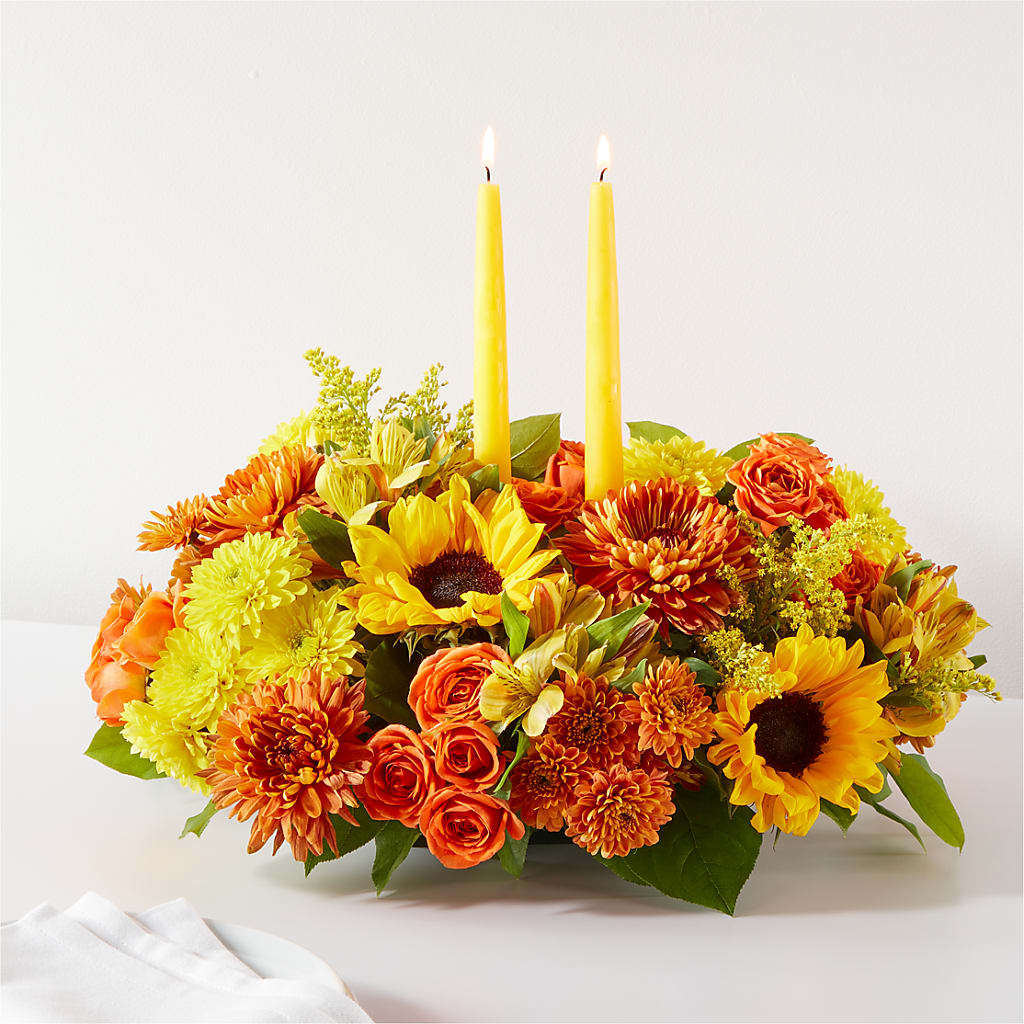 Autumn Harmony Centerpiece – Flowers Unlimited, Martinsburg WV