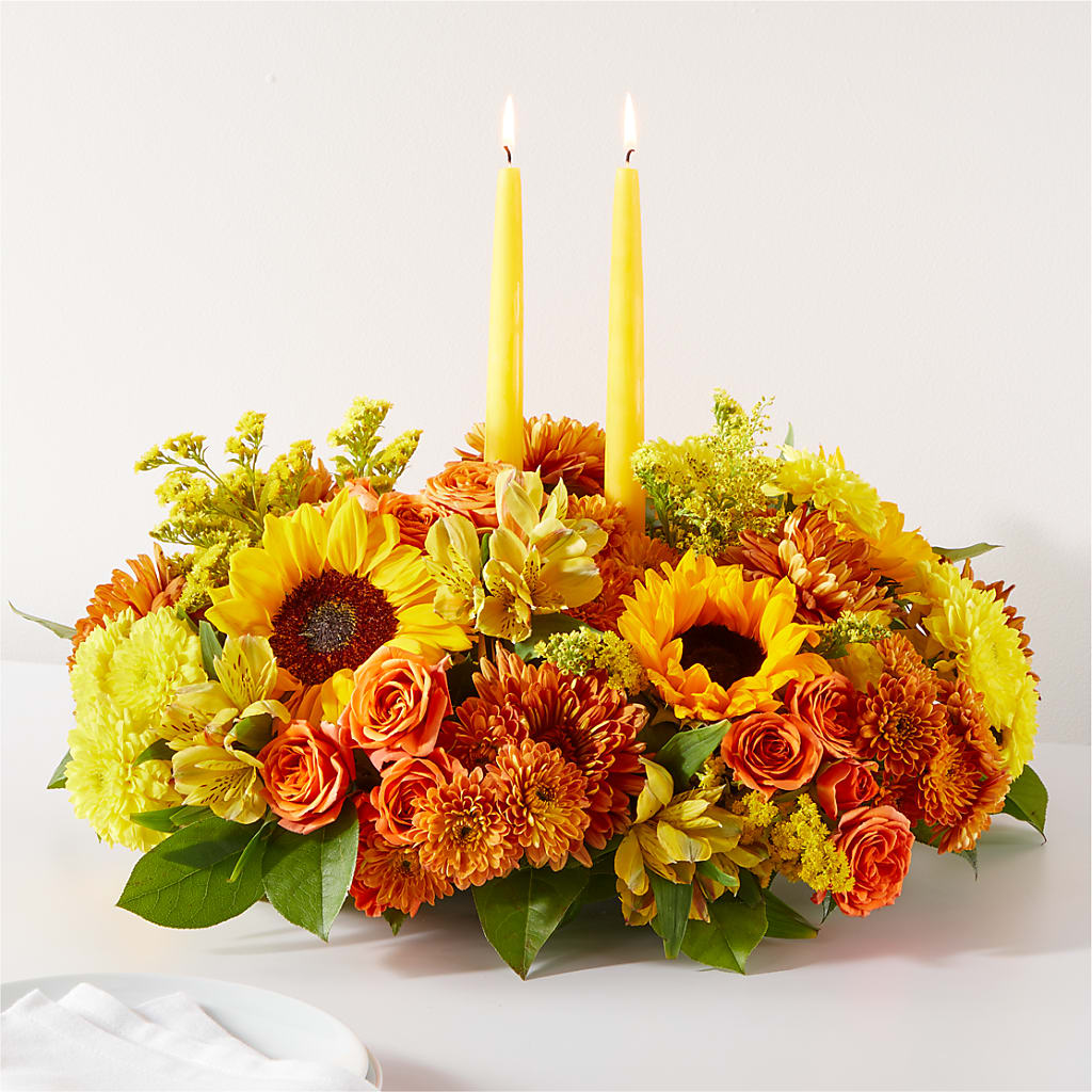 Autumn Harmony Centerpiece – Flowers Unlimited, Martinsburg WV