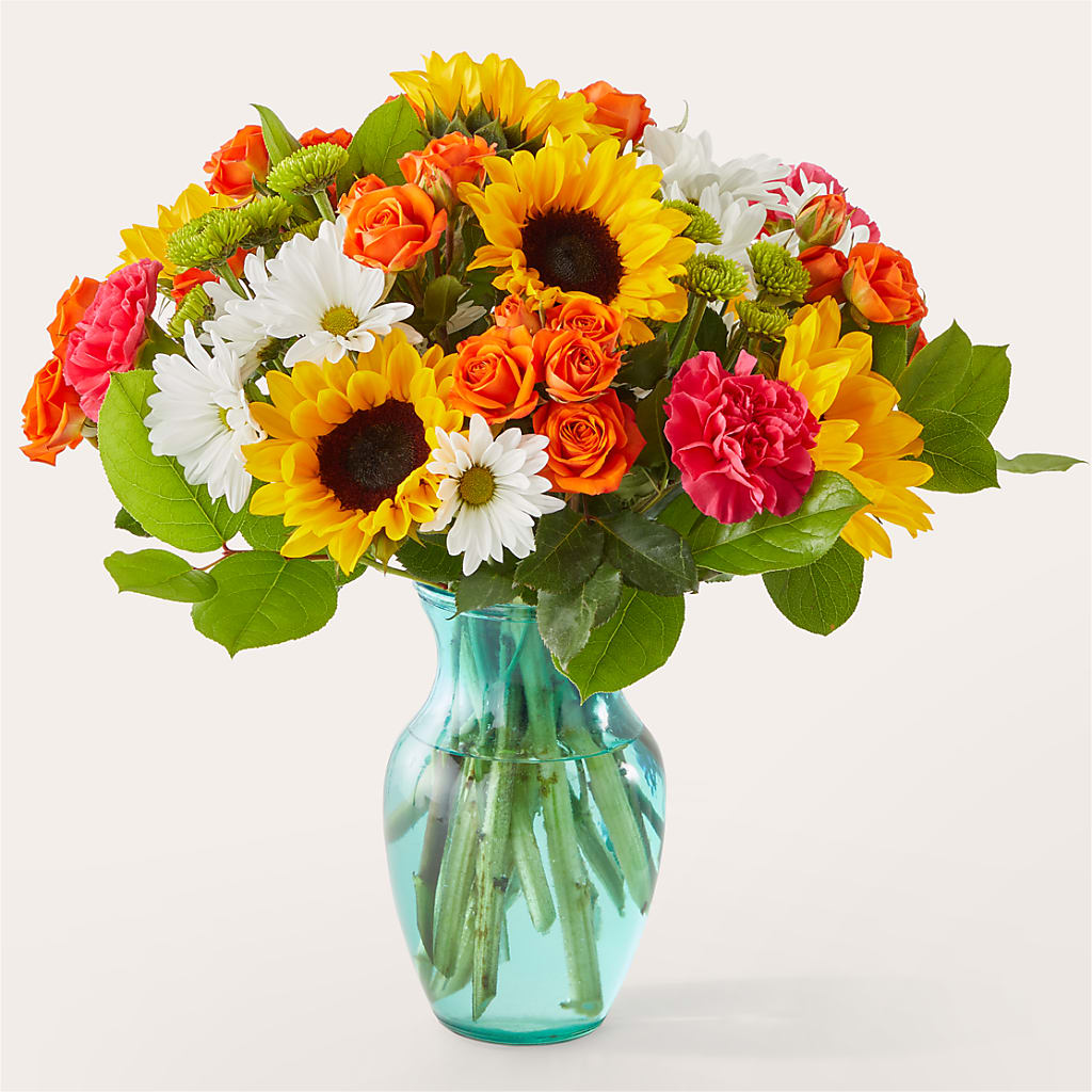 Sun-drenched Blooms Bouquet – Flowers Unlimited, Martinsburg WV