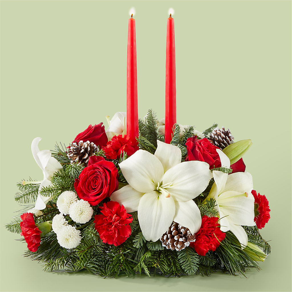 Seasonal Festivities Centerpiece – Flowers Unlimited, Martinsburg WV